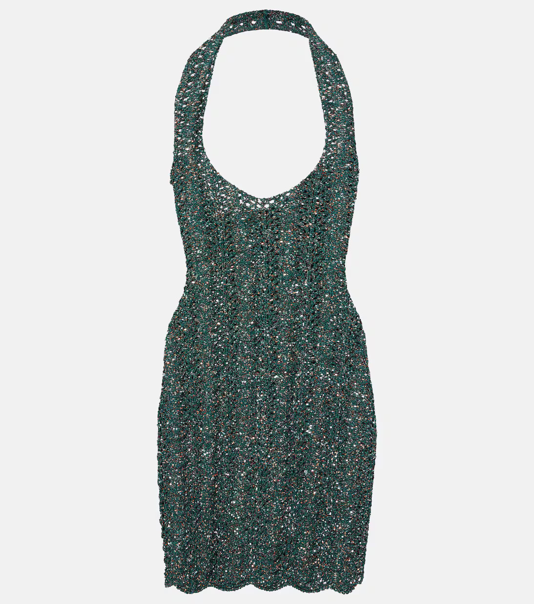 Sequined mesh minidress | Mytheresa (US/CA)