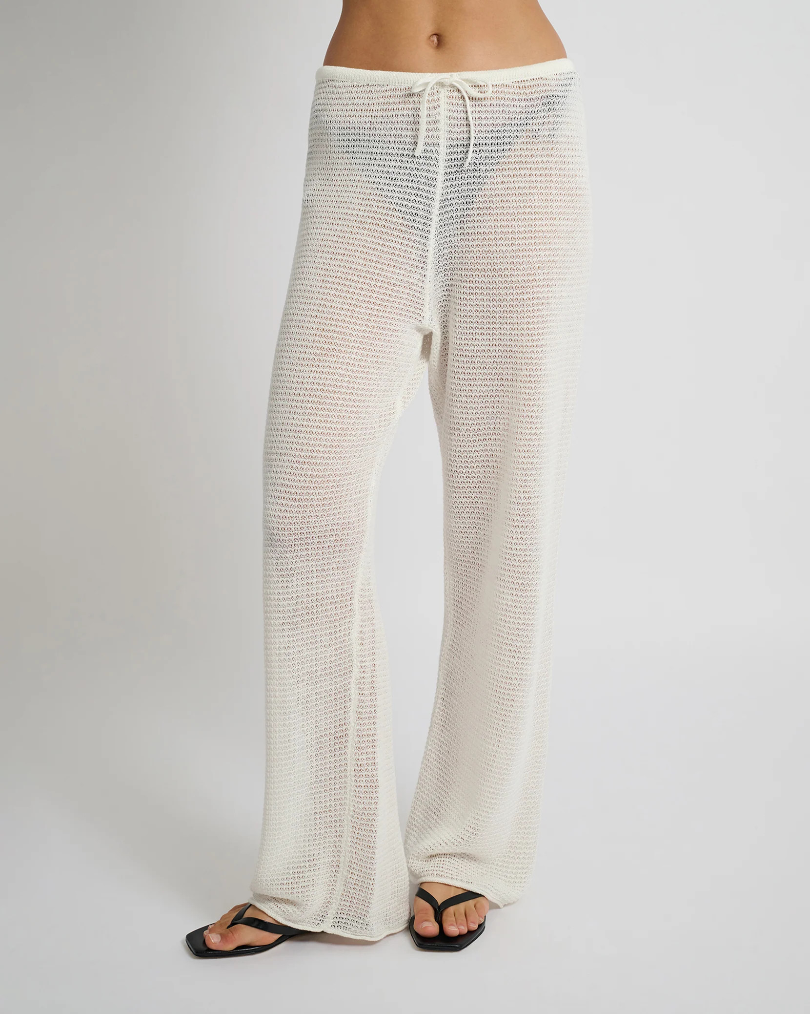 Linen Knit Drawstring Pant | onia