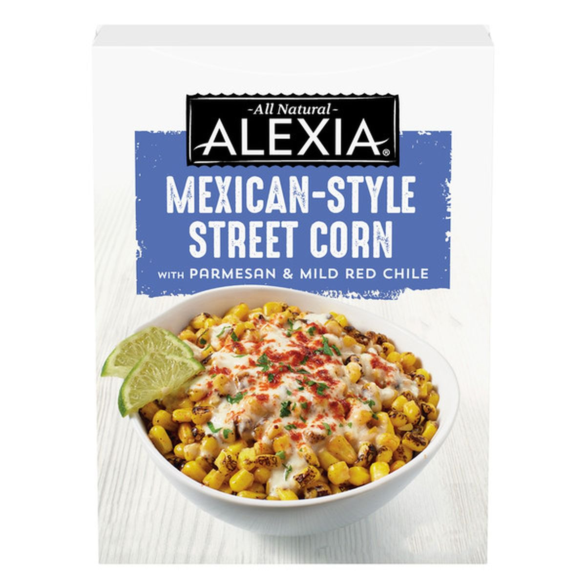 Alexia Mexican-Style Street Corn with Parmesan and Mild Red Chile, Frozen Corn Side (10 oz) Deliv... | Instacart