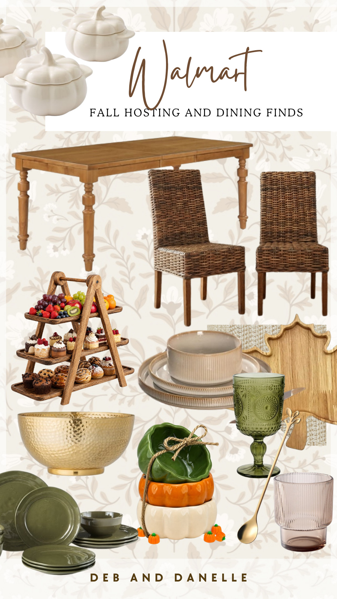 Here are some Fall dining and hosting picks from Walmart's newest seasonal inventory.  

 #LTKSeasonal #LTKHome