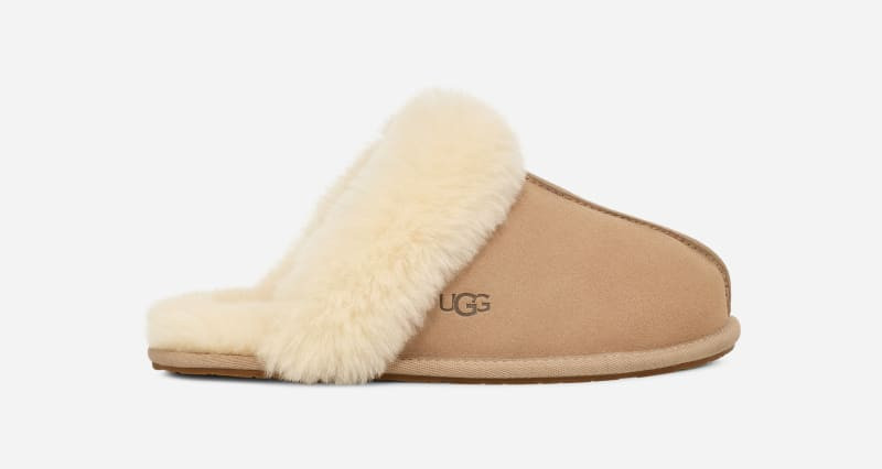 UGG® Women's Scuffette II Suede Sheepskin Slipper in Sand, Size 8 | UGG (US)