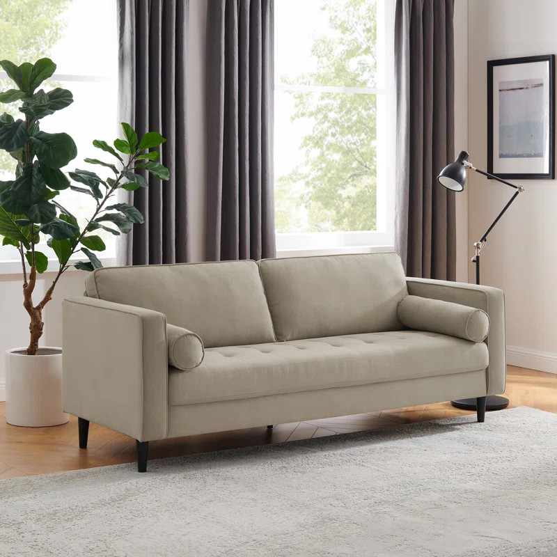 Jeses Minimore Modern Style Zakari 81.5" Mid-Century Modern Design Sofa | Wayfair North America