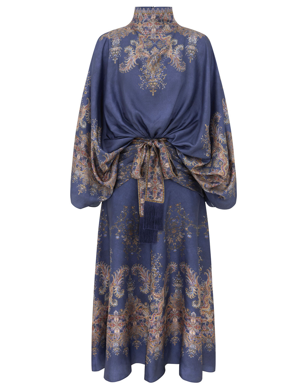 Valiant Batwing Gown - Navy Paisley            
        
                    

    
    
    



... | ZIMMERMANN (US, CA, EU, MENA)