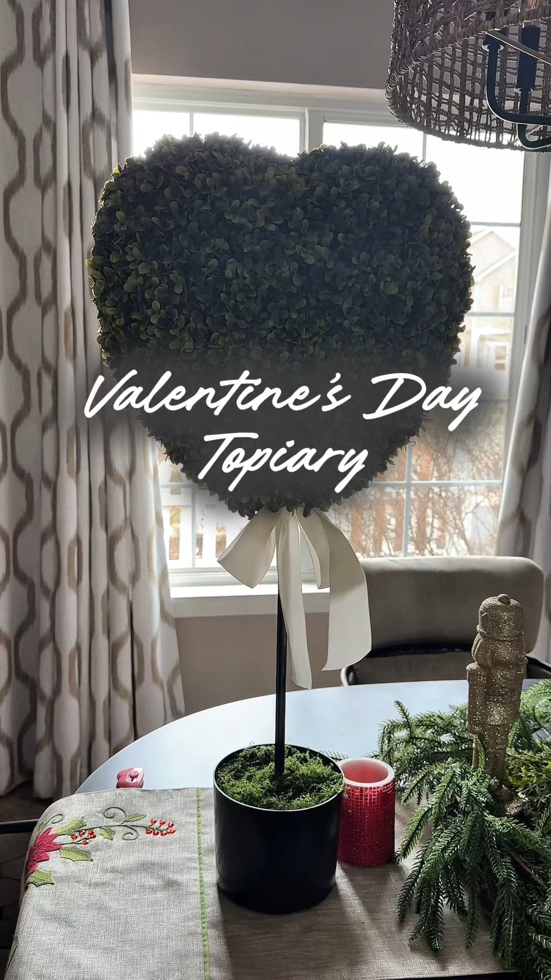 Walmart’s Valentine’s Day heart boxwood topiary is the perfect decoration for your porch, shelves or centerpieces this Valentine’s Day. 

Valentine’s Day decorations, Valentine’s Day decor, boxwood topiary, heart shaped topiary, my Texas house Valentine’s Day decor, my Texas house topiary 

#LTKHoliday #LTKHome #LTKFindsUnder50