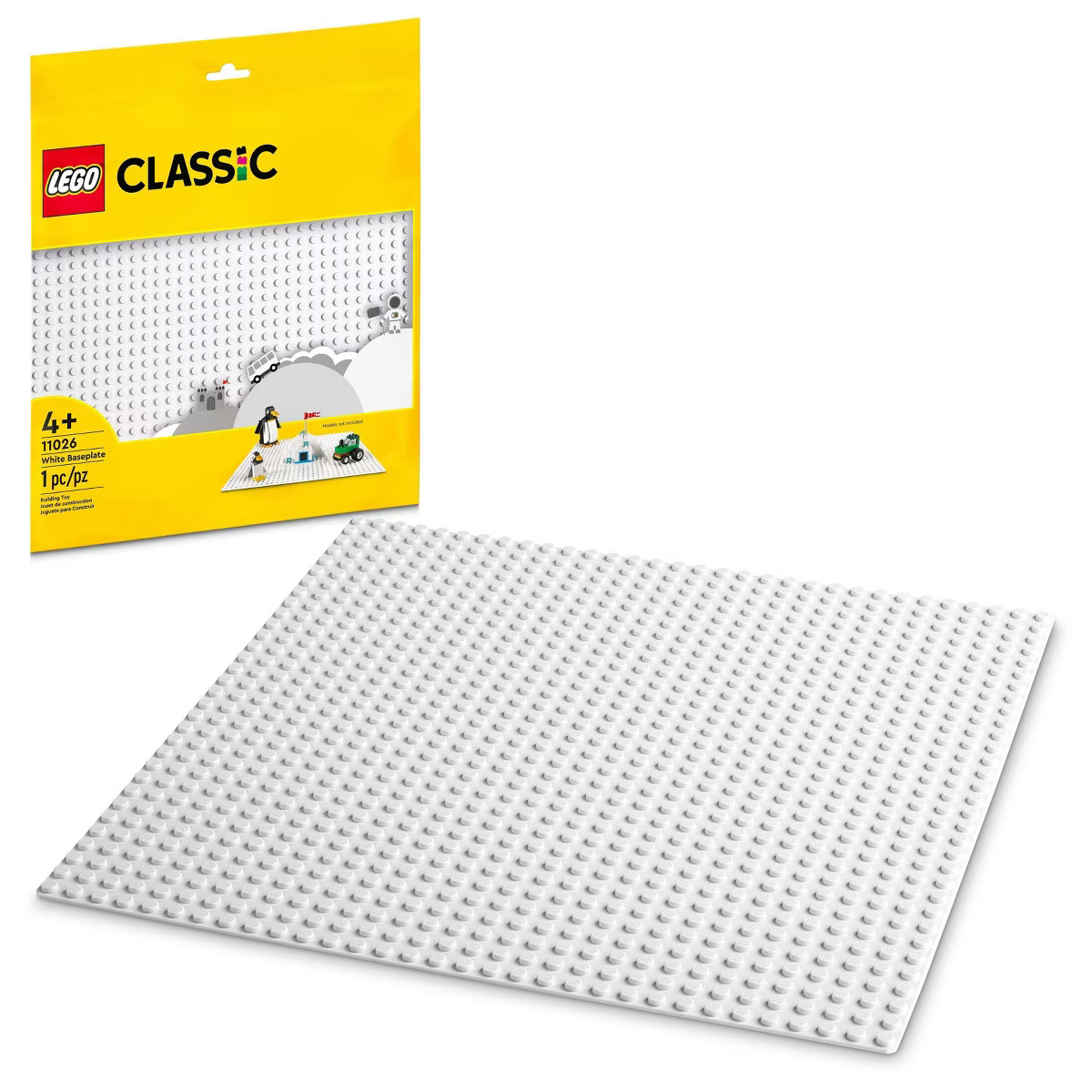 LEGO Classic White Baseplate 11026 Building Kit | Target