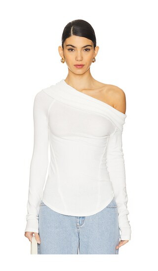 x REVOLVE Iris Layering Top in Ivory | Revolve Clothing (Global)