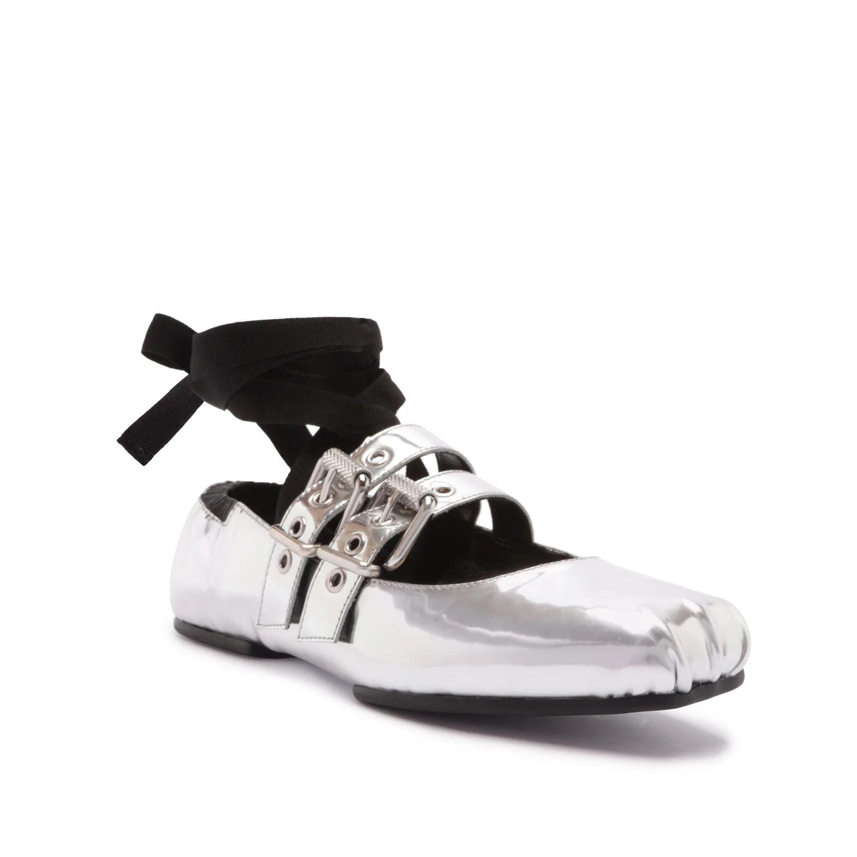 Raika Specchio Leather Flat | Schutz Shoes (US)