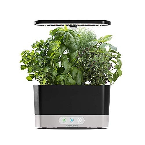 AeroGarden Harvest with Gourmet Herb Seed Pod Kit - Hydroponic Indoor Garden, Black | Amazon (US)