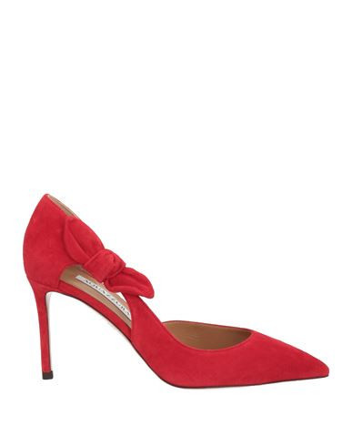 Aquazzura Woman Pumps Red Size 11 Leather | YOOX (US)