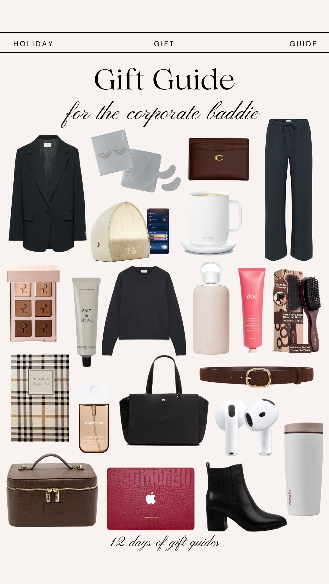 Day 7 of my 12 Days of Gift Guides is for the girl who’s always in her CEO era — early mornings, office days, coffee runs, and commuting chic ☕📎

Rounded up the best office essentials, workwear must-haves, productivity tools, bags, tech, and commuting favorites that make the 9–5 feel a little more elevated 🤍

Perfect holiday gifts for the corporate girl, the boss babe, the career queen, or the woman building her dream life.
Tap to shop all my picks on LTK!

#giftguide2025 #corporategirlgifts #bossbabegifts #officeessentials #workwearstyle #commutingessentials #ltkholiday #holidaygiftguide #giftguideforher #ltkfashion #ltktech #productivityessentials #holidayseason2025 #9to5style 

 #LTKworkwear #LTKgiftguide #LTKholiday