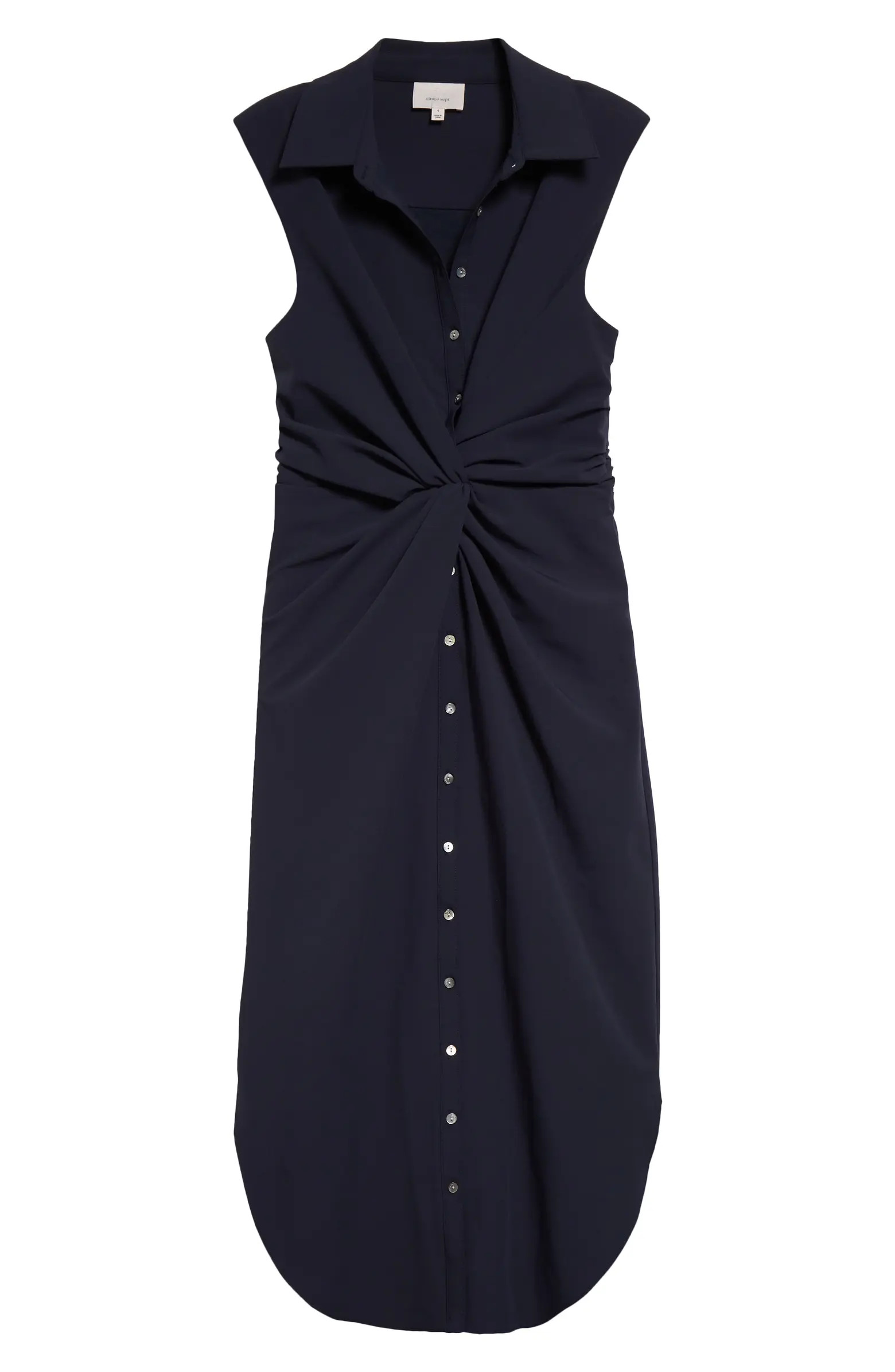 Cinq à Sept Catalina Sleeveless Midi Shirtdress | Nordstrom | Nordstrom