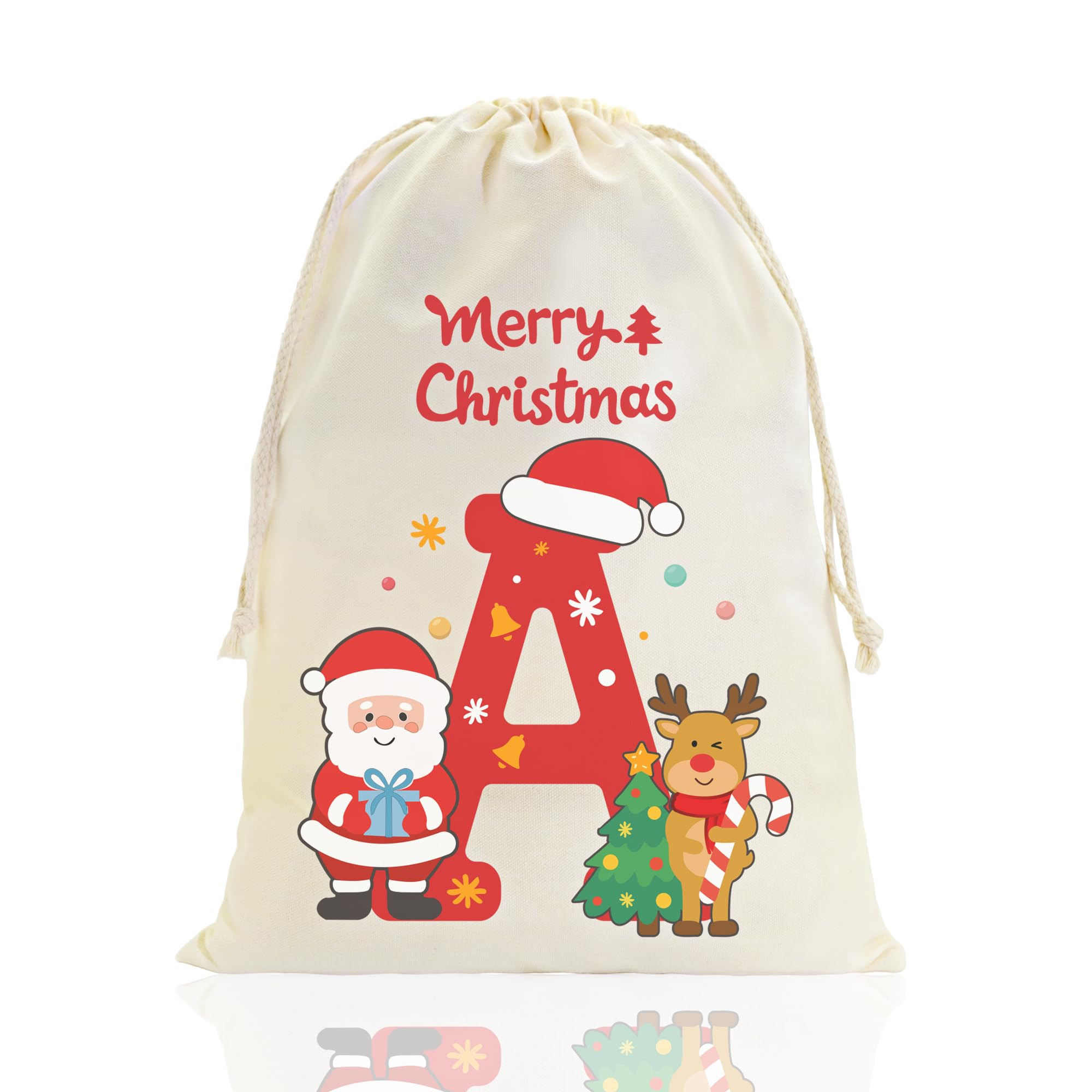 Fohufo Christmas Gifts Bags Stocking Stuffers, Christmas Gift Basket Personalized Gift Bags, Init... | Amazon (US)