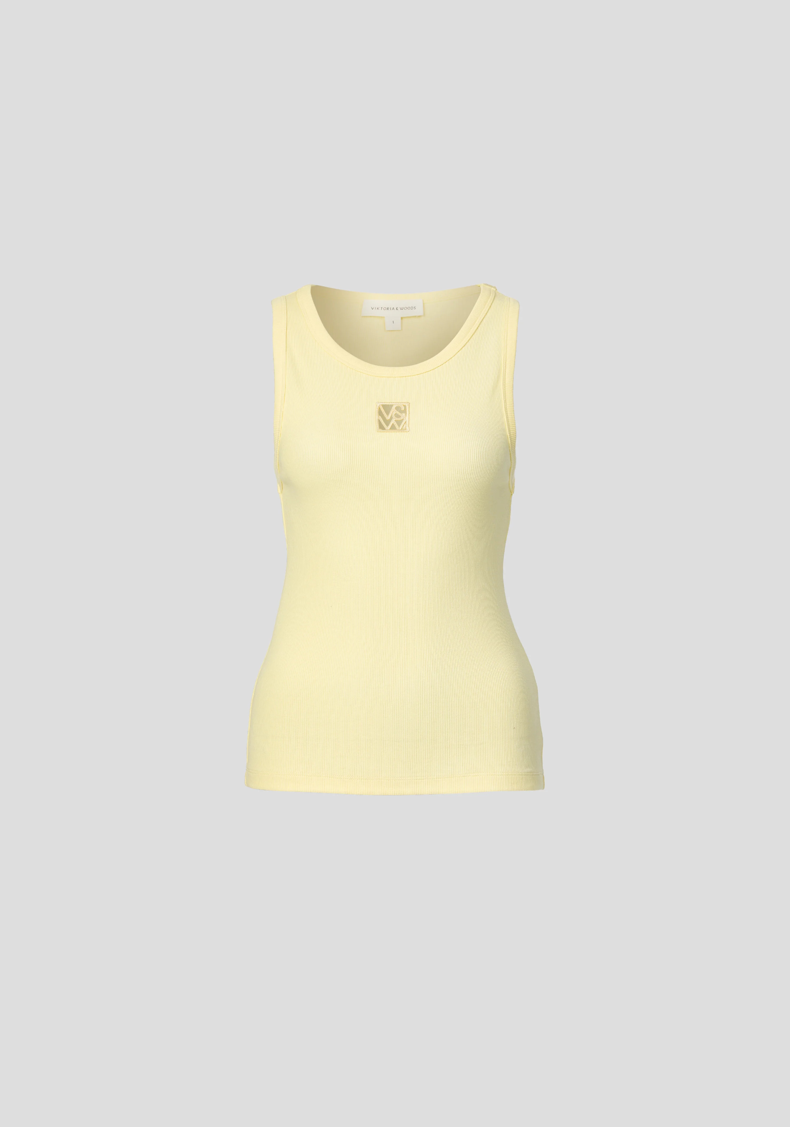 V&W Cut Out Tank  IN YELLOW | T-SHIRTS | VIKTORIA & WOODS - Viktoria & Woods | Viktoria & Woods