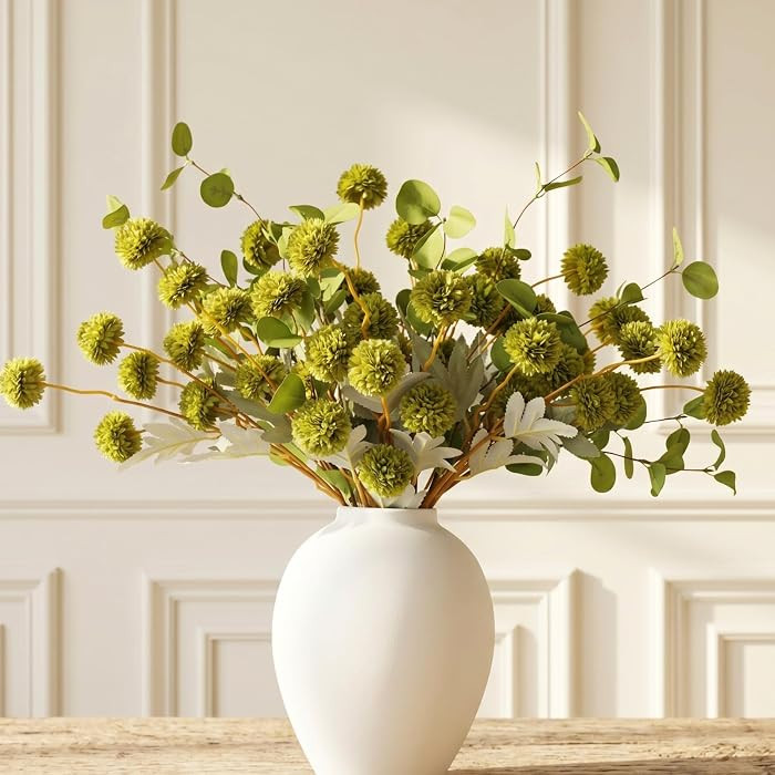 Green Flowers Artificial & Faux Greenery For Vase, Green Centerpieces | Amazon (US)