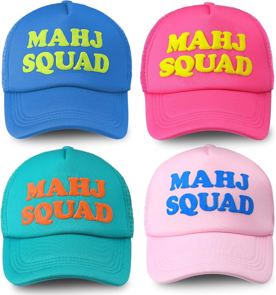 Syhood Mahjong Gift Baseball Hat Adjustable Funny Mahjong Cap for Men Women, Ideal Gift for Frien... | Amazon (US)
