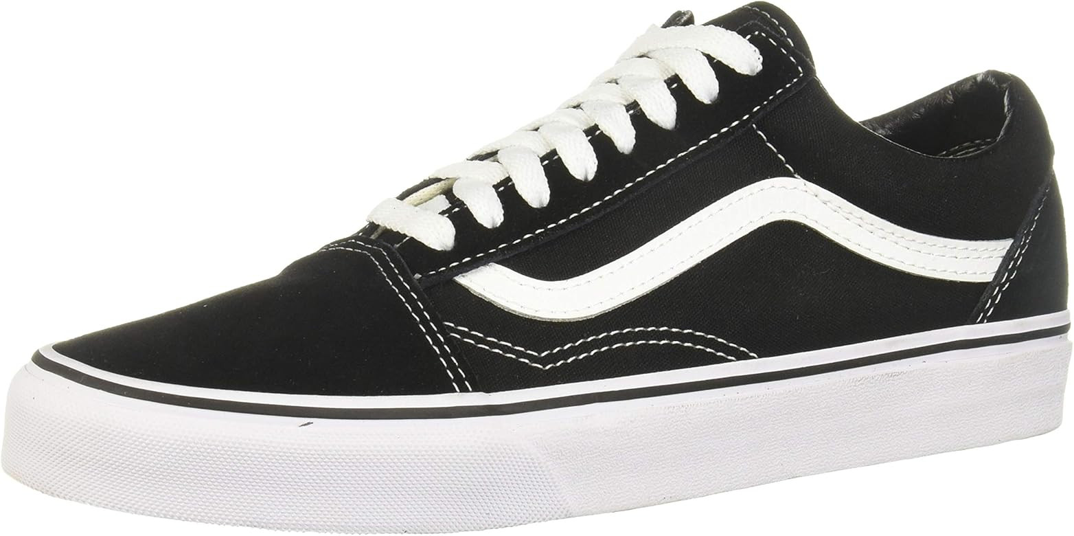 Amazon.com | Vans Unisex Old Skool Black/White Skate Shoe 10 Men US / 11.5 Women US | Skateboardi... | Amazon (US)