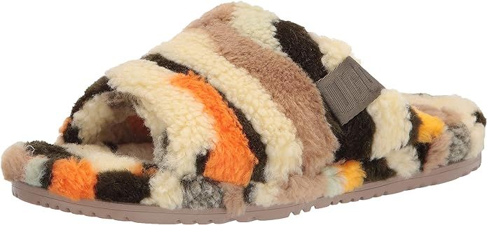 UGG Men's Fluff You Cali Collage Slipper | Amazon (US)