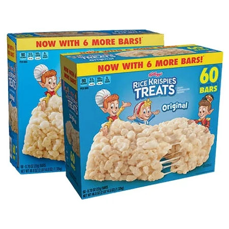 Kellogg s Rice Krispies New 120ct Treats Bars | Walmart (US)