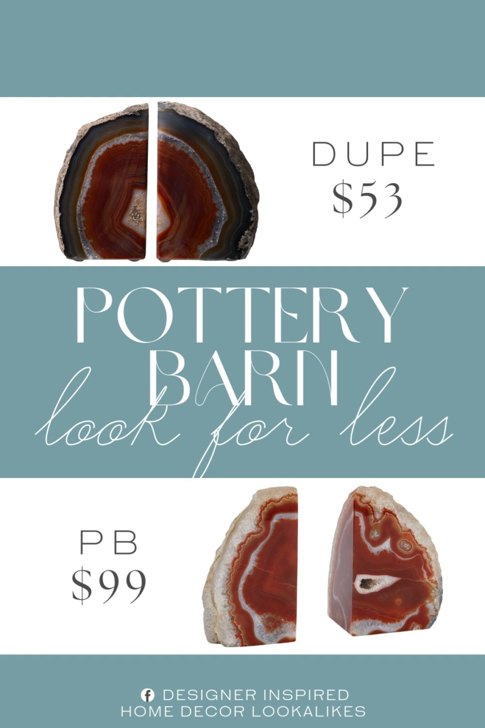 Inspired by Pottery Barn Bookends. Natural Agate Bookends. Stylish Home Decor Accents. Shelf Decor Bookends. Decorative Bookends. Brown Stone Bookends. Stylish Stone Bookends. 

Home more affordable option find copy cat similar look for less budget friendly affordable cheap cheaper beautiful pretty. Clearance sale coupon code discount code promo code luxury lookalike look a like Inspo inspiration inspired by idea ideas Love like these? I share multiple every day in my FB group.
#potterybarninspired #bookends #homedecor #bookshelfdecor #stonebookends #agatebookends #homeaccent #decorfinds #decorinspo 

 #LTKHome #LTKFindsUnder100