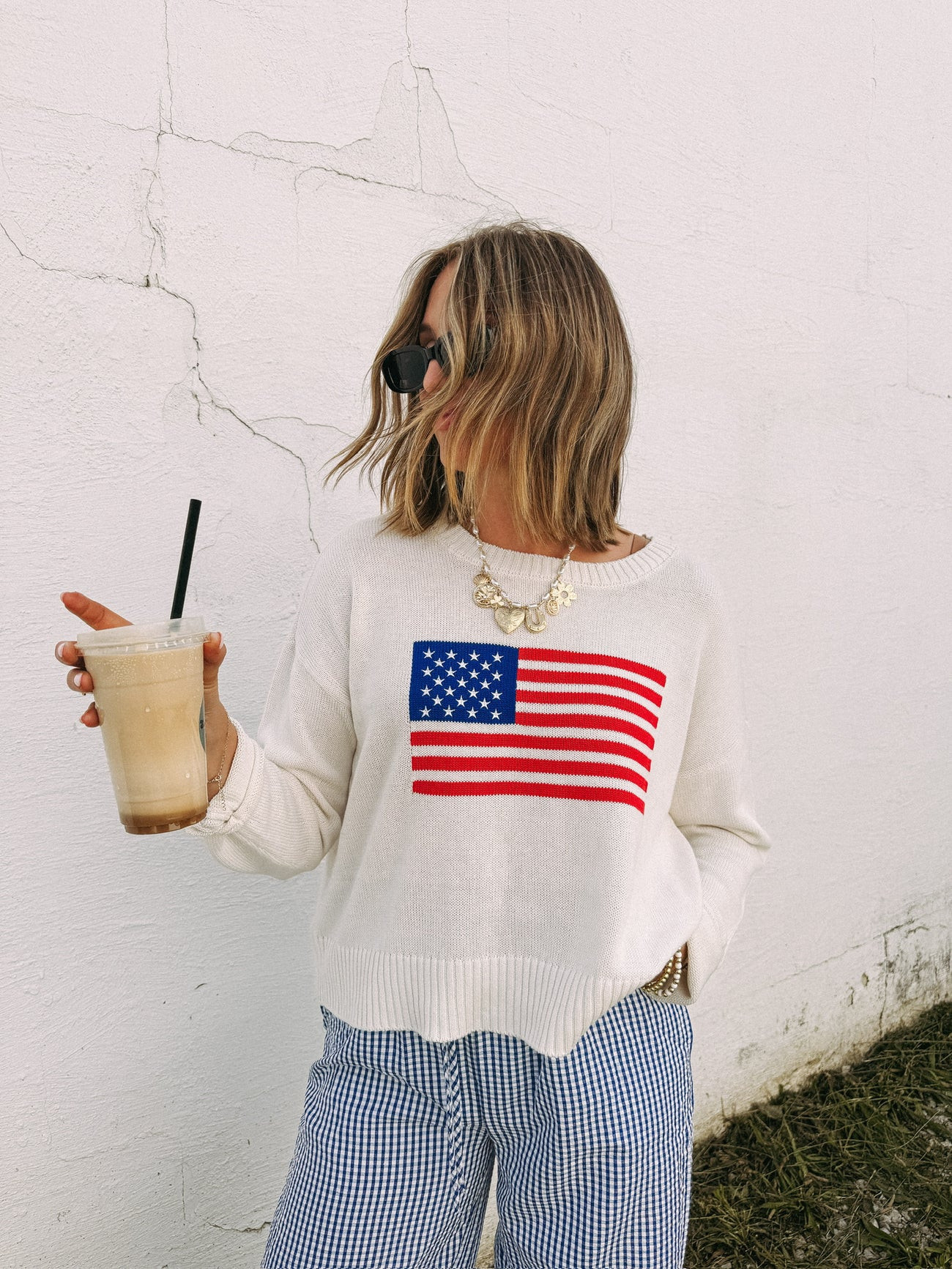 z supply | sienna patriot sweater | Etta & East