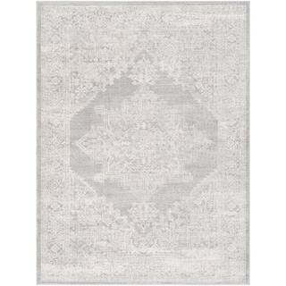 Artistic Weavers Saray Light Gray 7 ft. 10 in. x 10 ft. Area Rug S00161021757 | The Home Depot