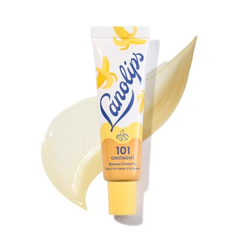 Lanolips 101 Ointment - Lanolin Lip Balm for Smooth, Hydrated & Healthy Lips - Multipurpose Ointment with Lanolin Oil for Dry Cuticles & More - Banana Cream Pie (0.35 oz) | Amazon (US)