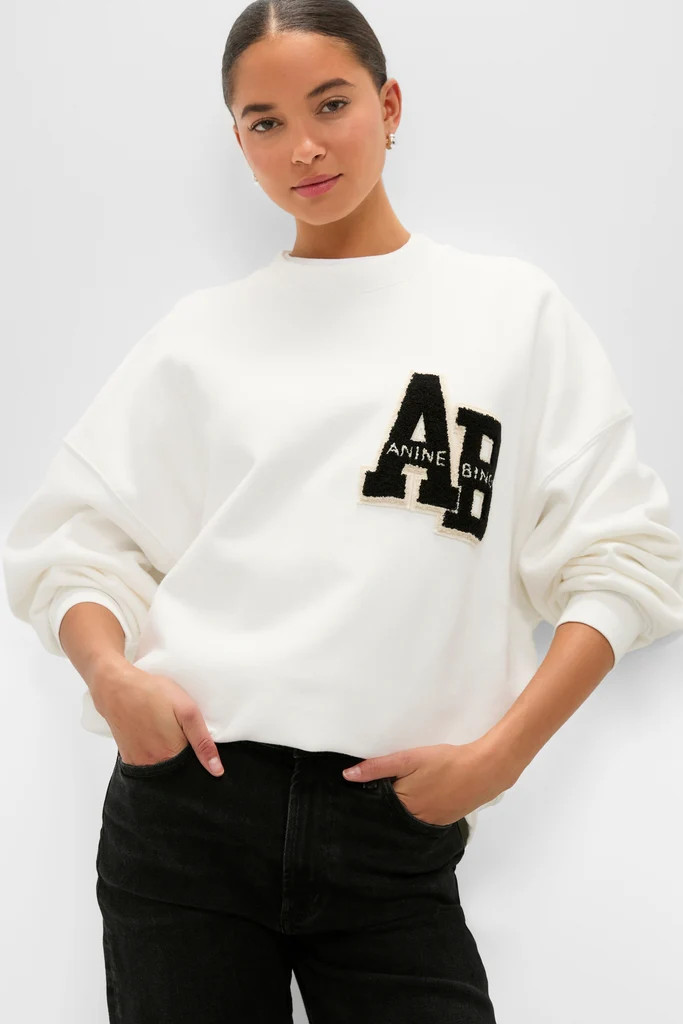 Off White Miles Letterman Sweatshirt | Tuckernuck (US)