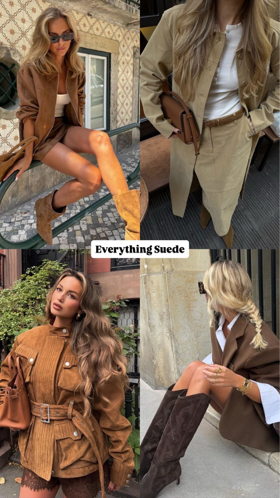 Everything Suede
Suede everything 🤎 The ultimate fall texture.
#FallFashion #SuedeStyle #FallTrends #LTKStyle

#LTKSaleAlert #LTKootd