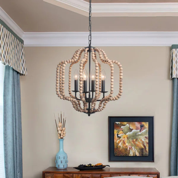 Marie-Lucie 4 - Light Dimmable Geometric Chandelier | Wayfair North America