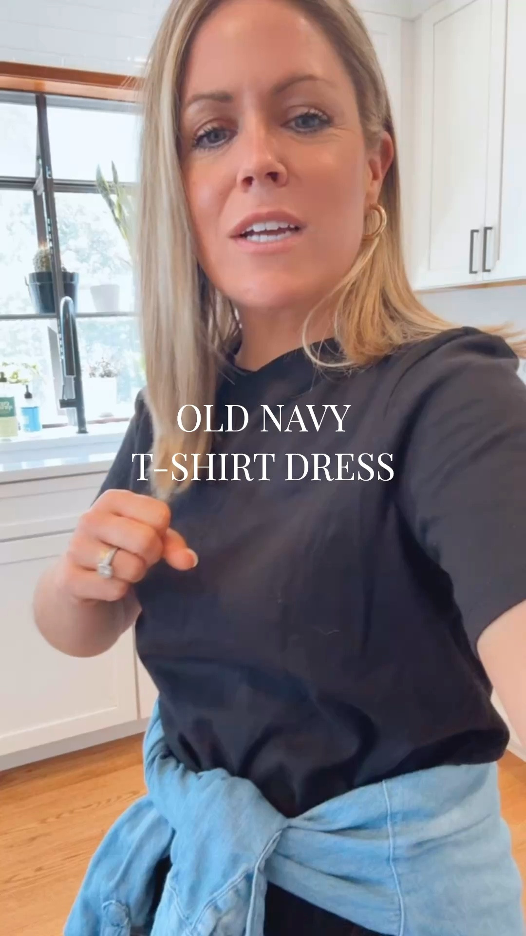 Old Navy t-shirt dress on sale for $10! Wearing an XS.

#LTKPetite #LTKootd #LTKSaleAlert