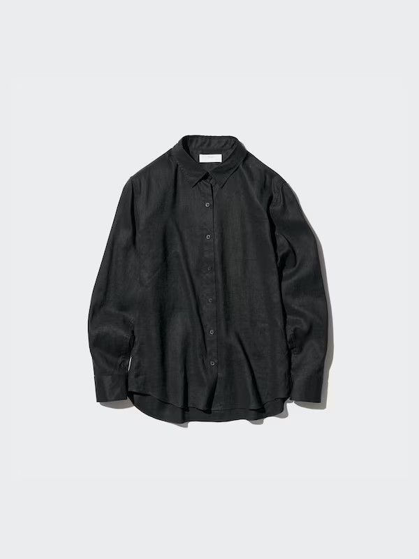 100% Premium Linen Shirt | UNIQLO (UK)