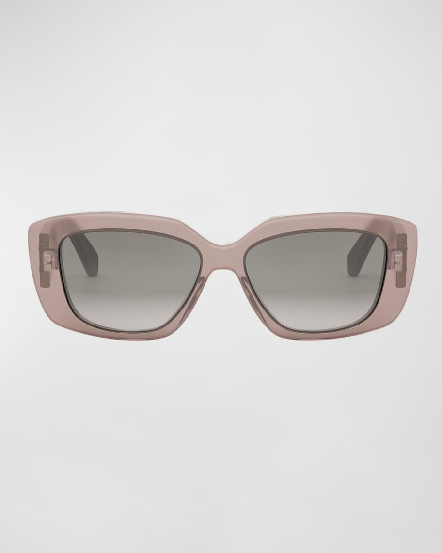 Celine Triomphe Acetate Butterfly Sunglasses | Neiman Marcus