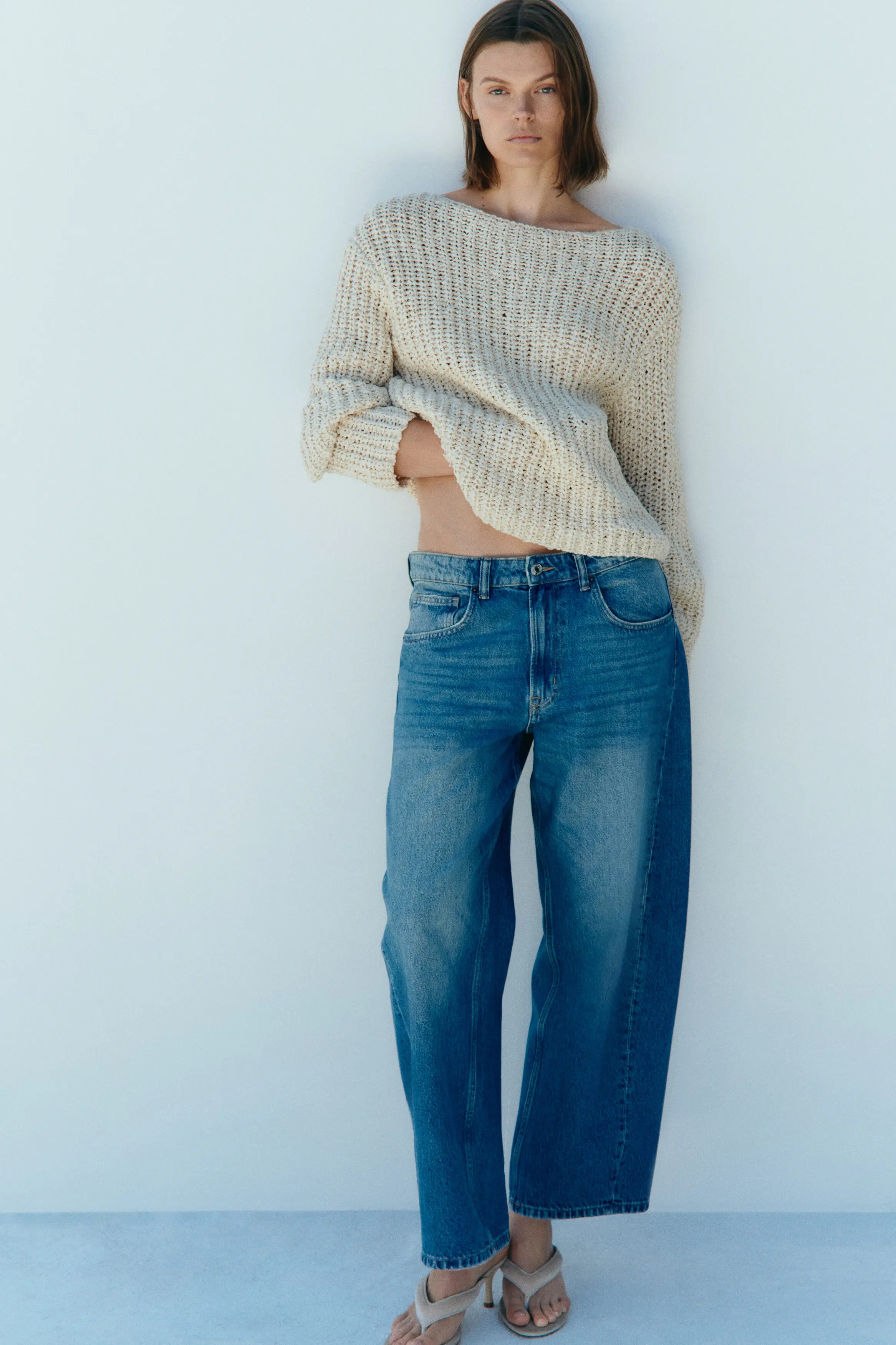 H&M Barrel Regular Waist Ankle Jeans (Women) | Nordstrom | Nordstrom