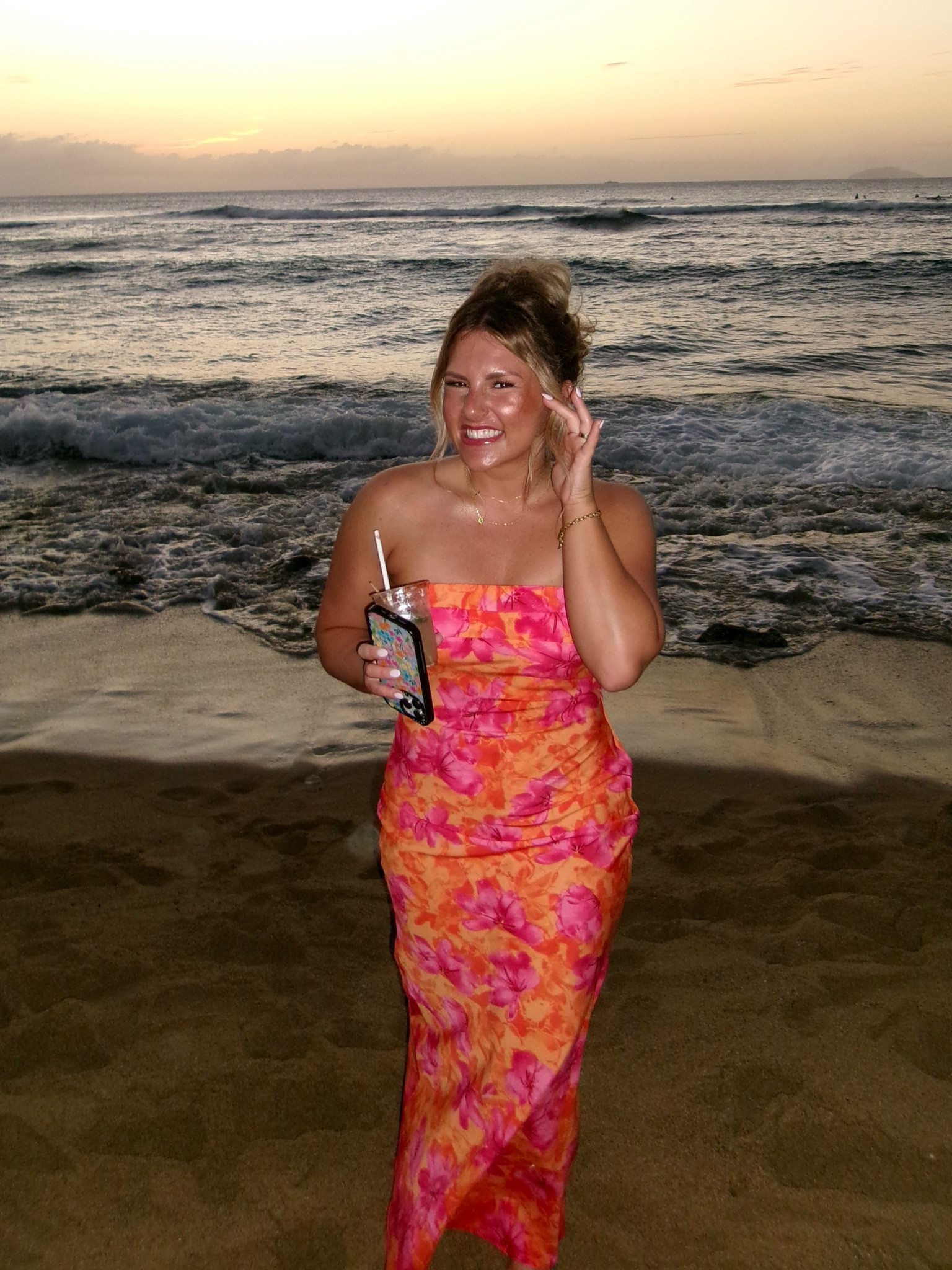 Island wedding dress 🩷🧡
.
.
.
dress, floral dress, bridesmaid dress, destination wedding, wedding guest dress, vacation dress 

#LTKTravel #LTKStyleTip #LTKWedding