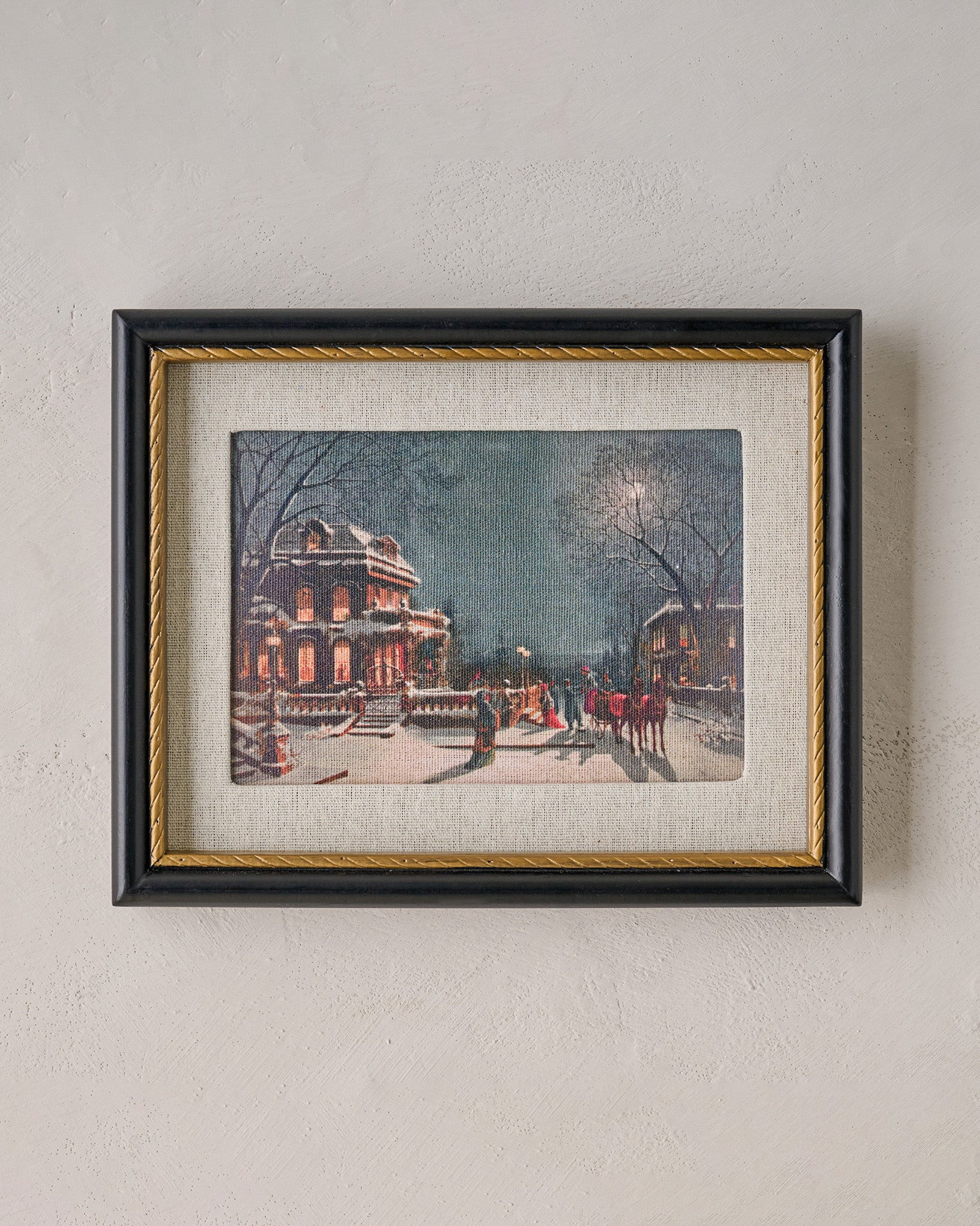 Silent Night's Glow Framed Print | Magnolia