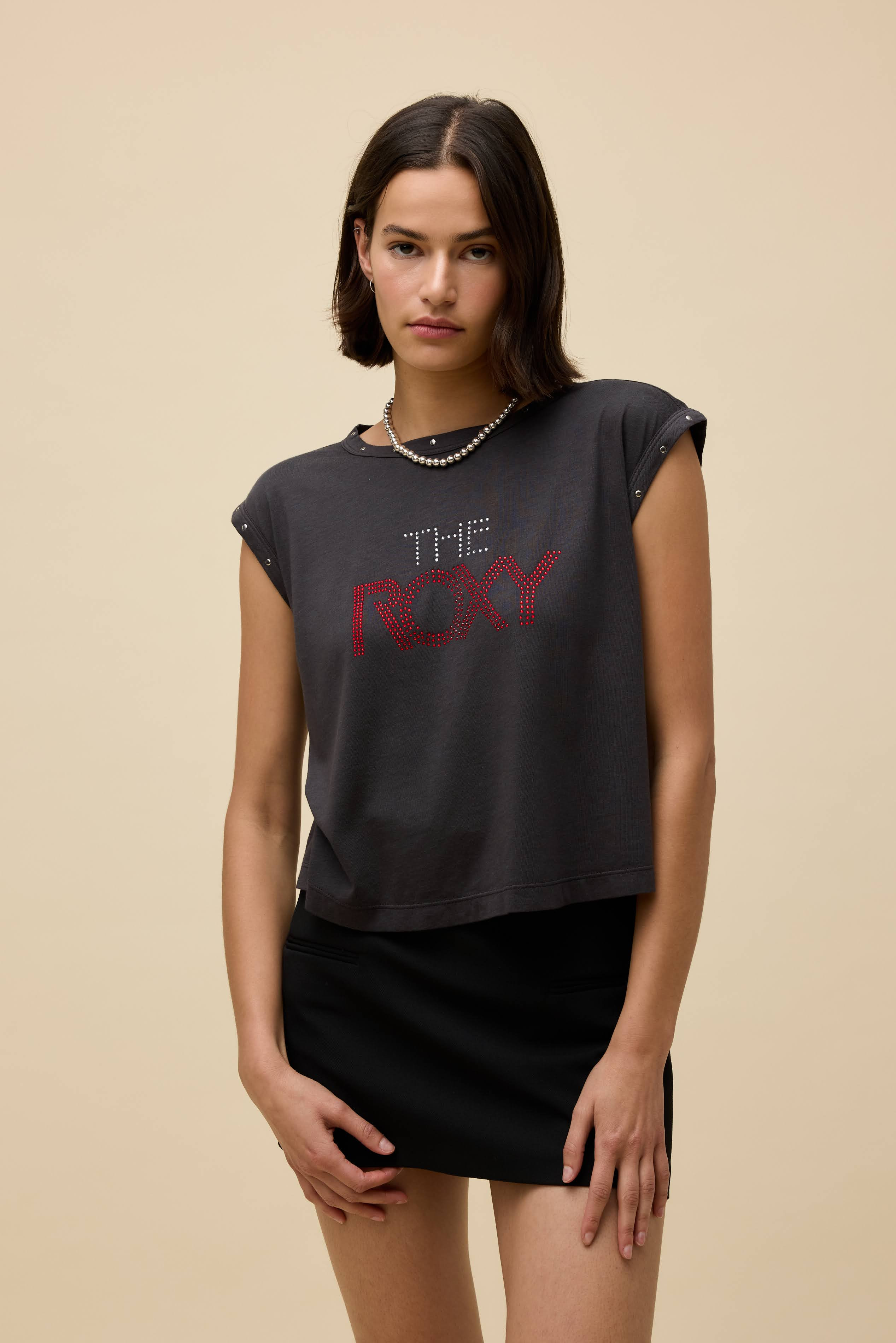 The Roxy Rhinestone Swing Muscle Tank | Daydreamer