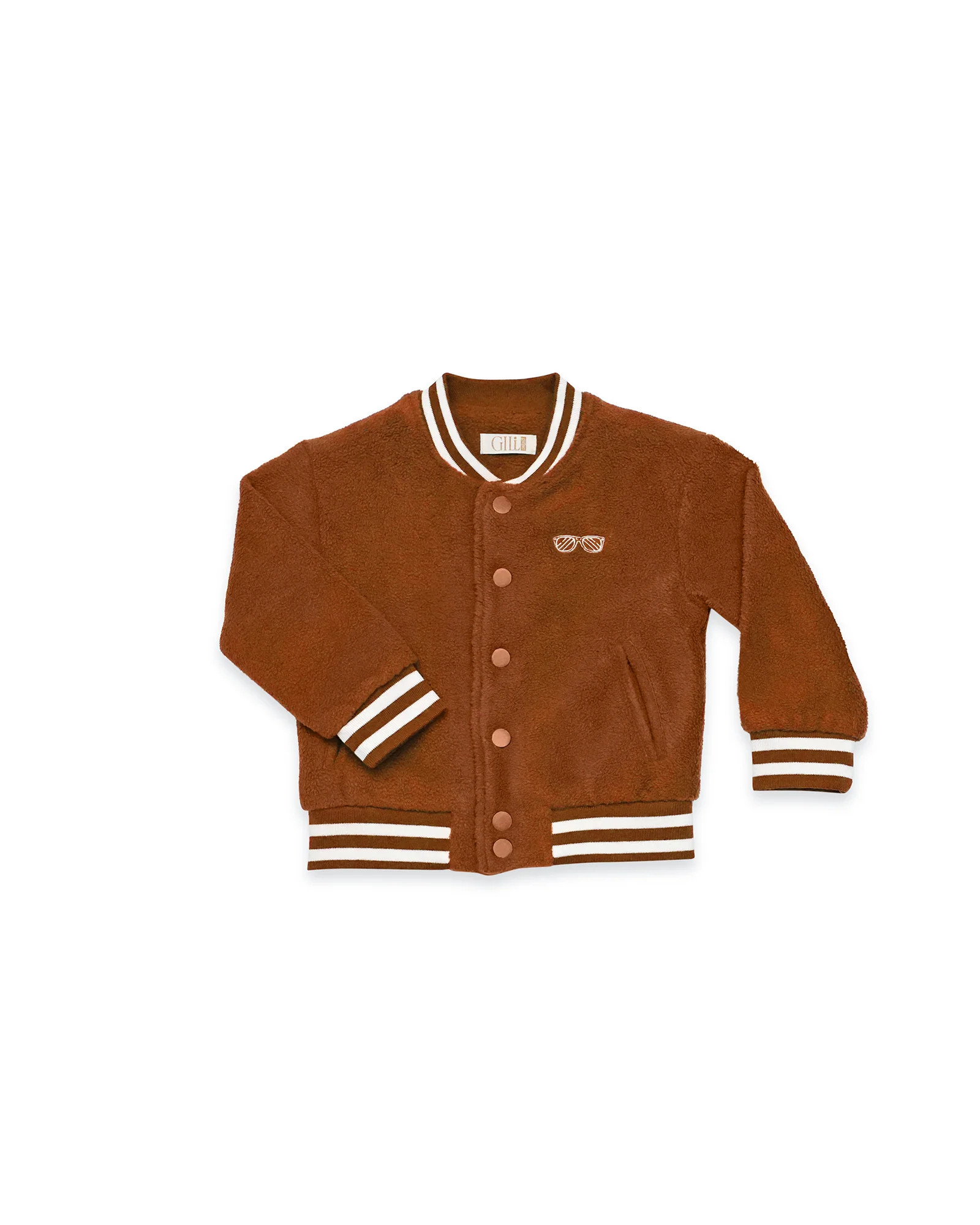 GILi Varsity Jacket - Tan | GILi Guise