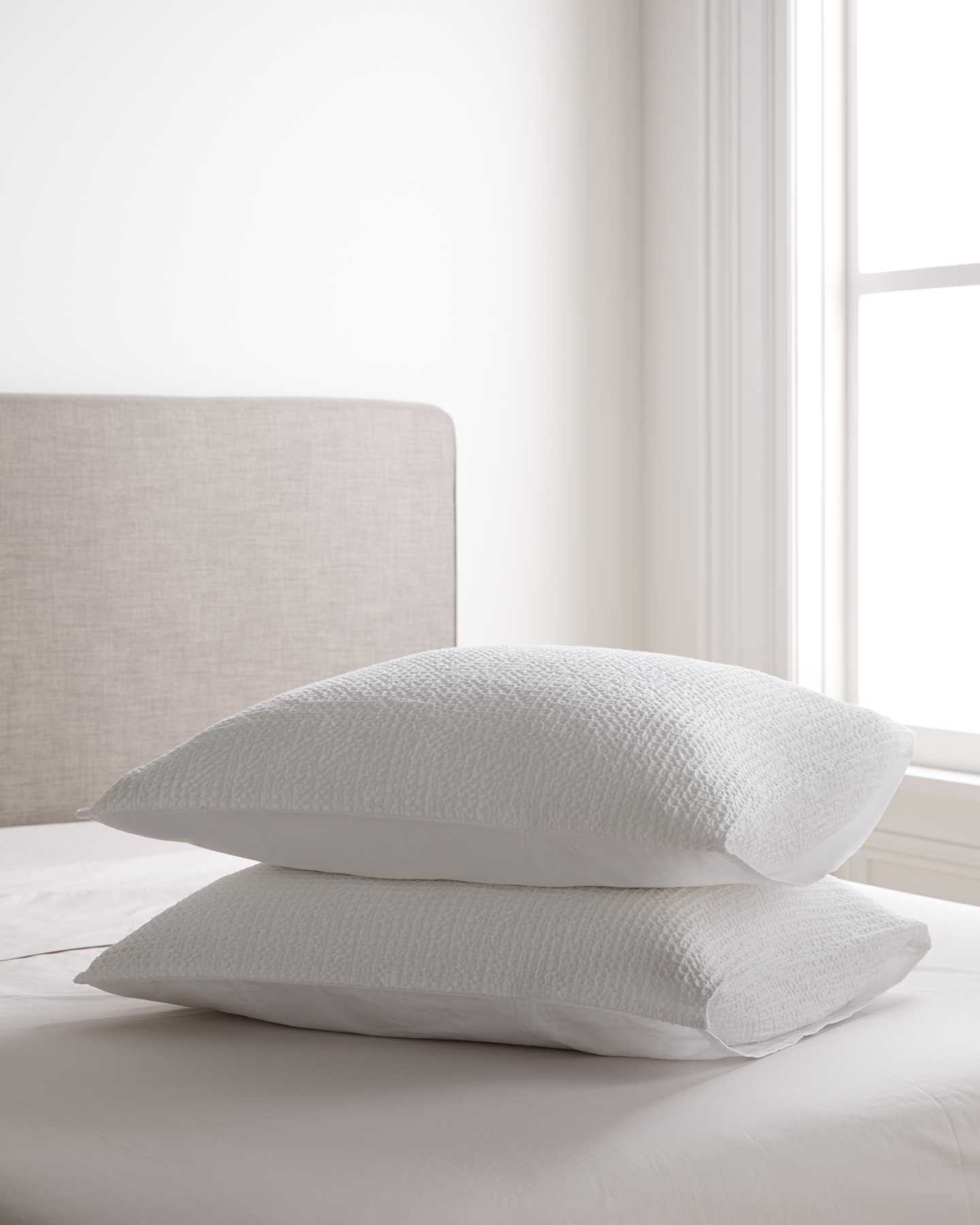 Organic Luxe Waffle Shams | Quince