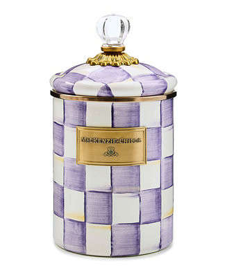 Violet Check Medium Canister | Macy's