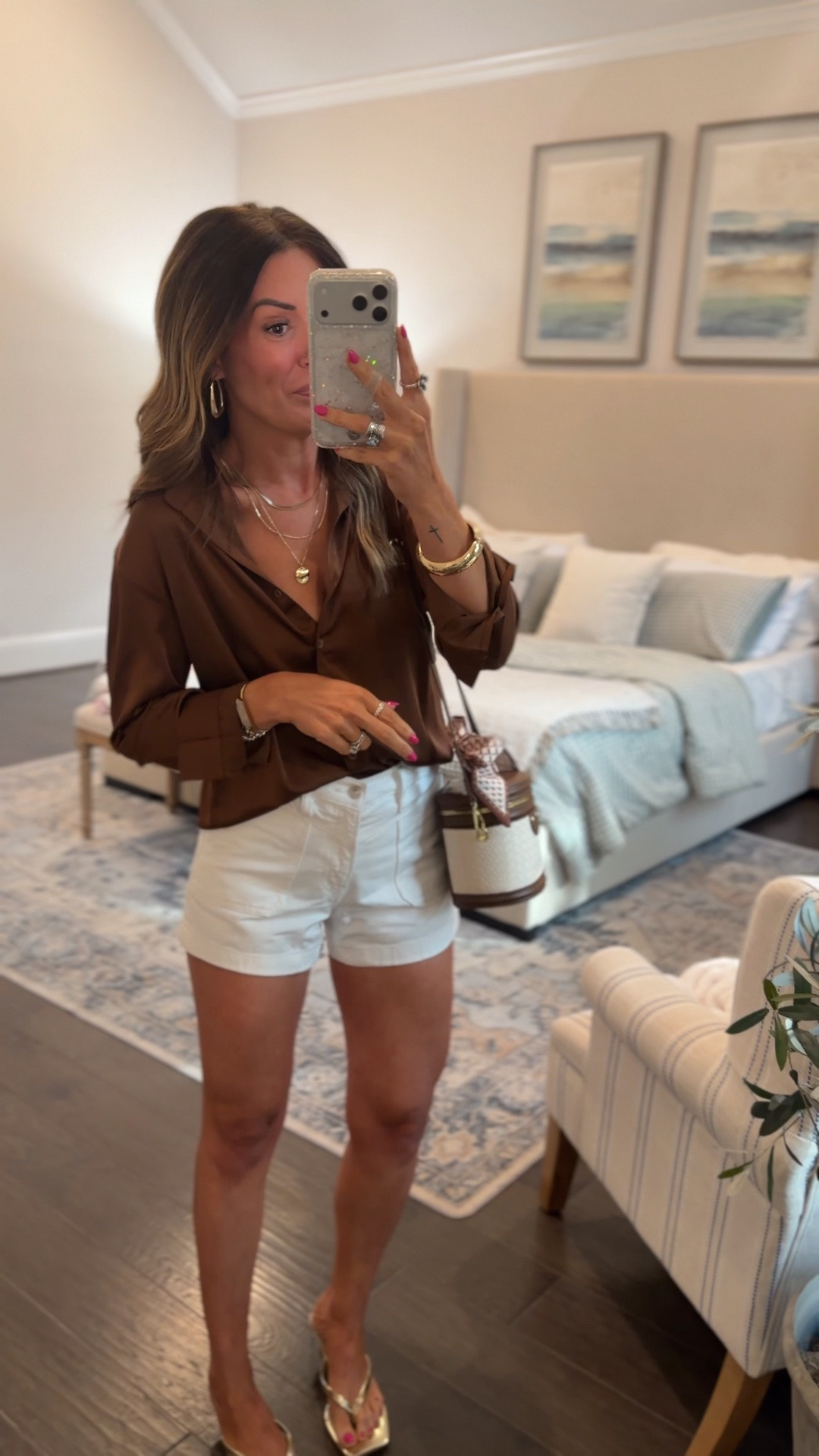 Date night outfit Wearing a small in the top, shorts are old from AE but linked the original skort I ordered (that didn’t arrive in time).

#LTKdayinmylife #LTKgrwm #LTKootd