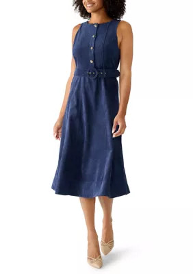 Women's Sleeveless Corduroy Dress | Belk