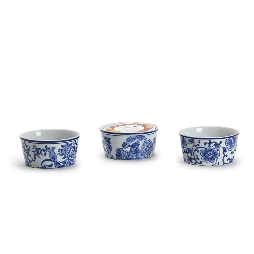 Two's Company Incognito 8 Oz. Chinoiserie Deli Container Holder Assorted 3 Patterns | Walmart (US)
