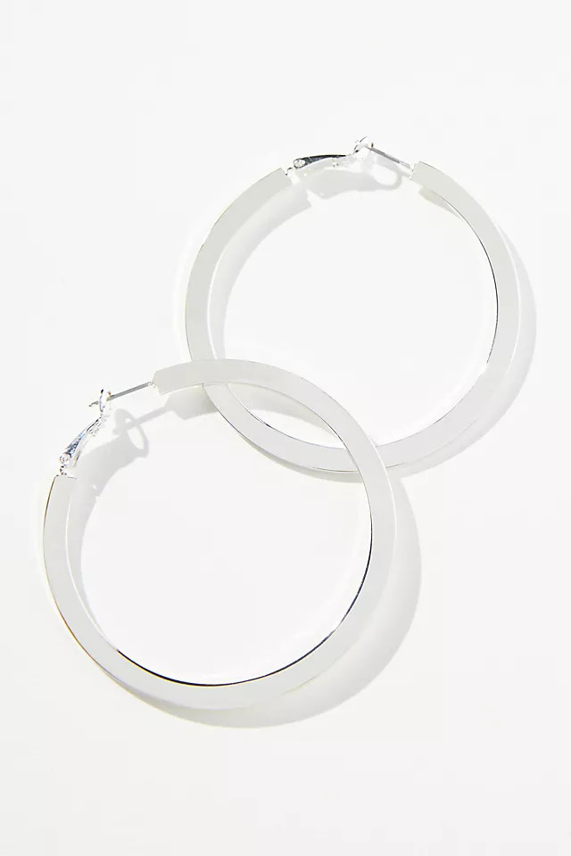 Tapered Large Hoop Earrings | Anthropologie (US)