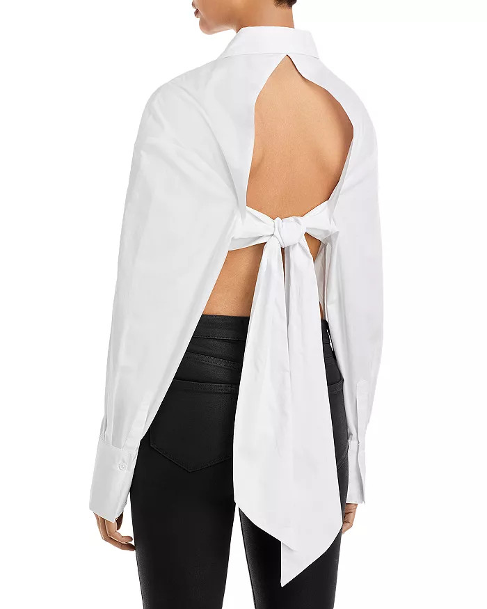 Mel Open Back Shirt | Bloomingdale's (US)