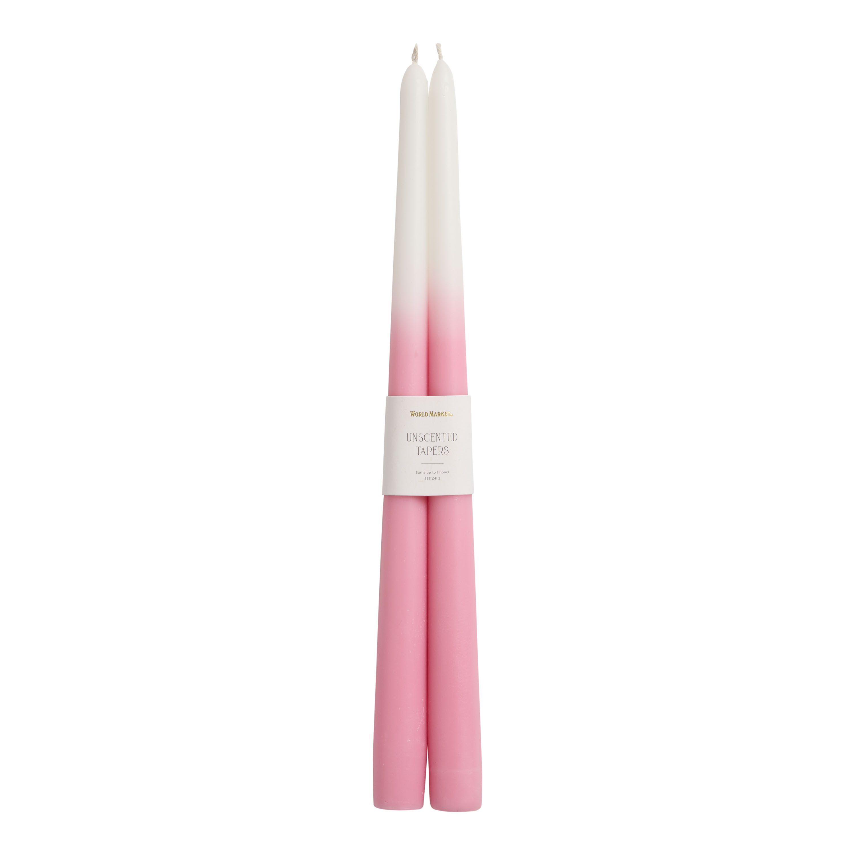 Pastel Ombre Taper Candles 2 Pack | World Market