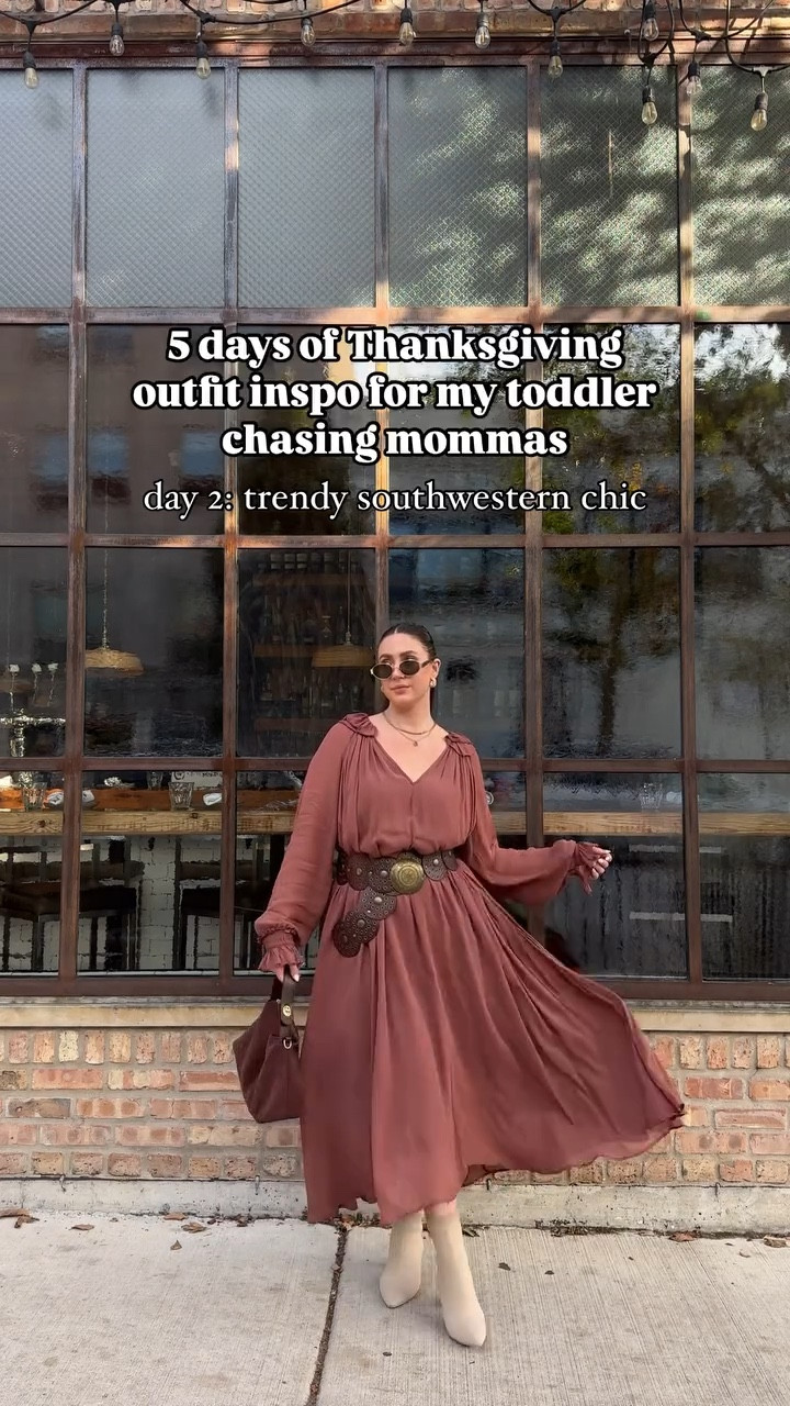 she’s giving I stole this belt from my mom in 9th grade to wear with my gouchos but now it’s in again and we love it 🤎🍂

also, we are doing family photos over Thanksgiving & I was thinking about wearing this dress, but styling it today makes me unsure … if I did big curly hair & dark brown boots I think I would love it but what do y’all think? 

#momfashion #momstyle #easyoutfitideas #stylingtips #ootdinspiration #citymom #outfitoftheday #momswithstyle #midsizemom #toddlermom #dailyoutfitinspo #citymom #coolmoms #thanksgivingoutfit #fallfashion #falloutfitideas #midsizestyle #nuuly #mynuuly @nuuly

#LTKSaleAlert #LTKHoliday #LTKStyleTip
