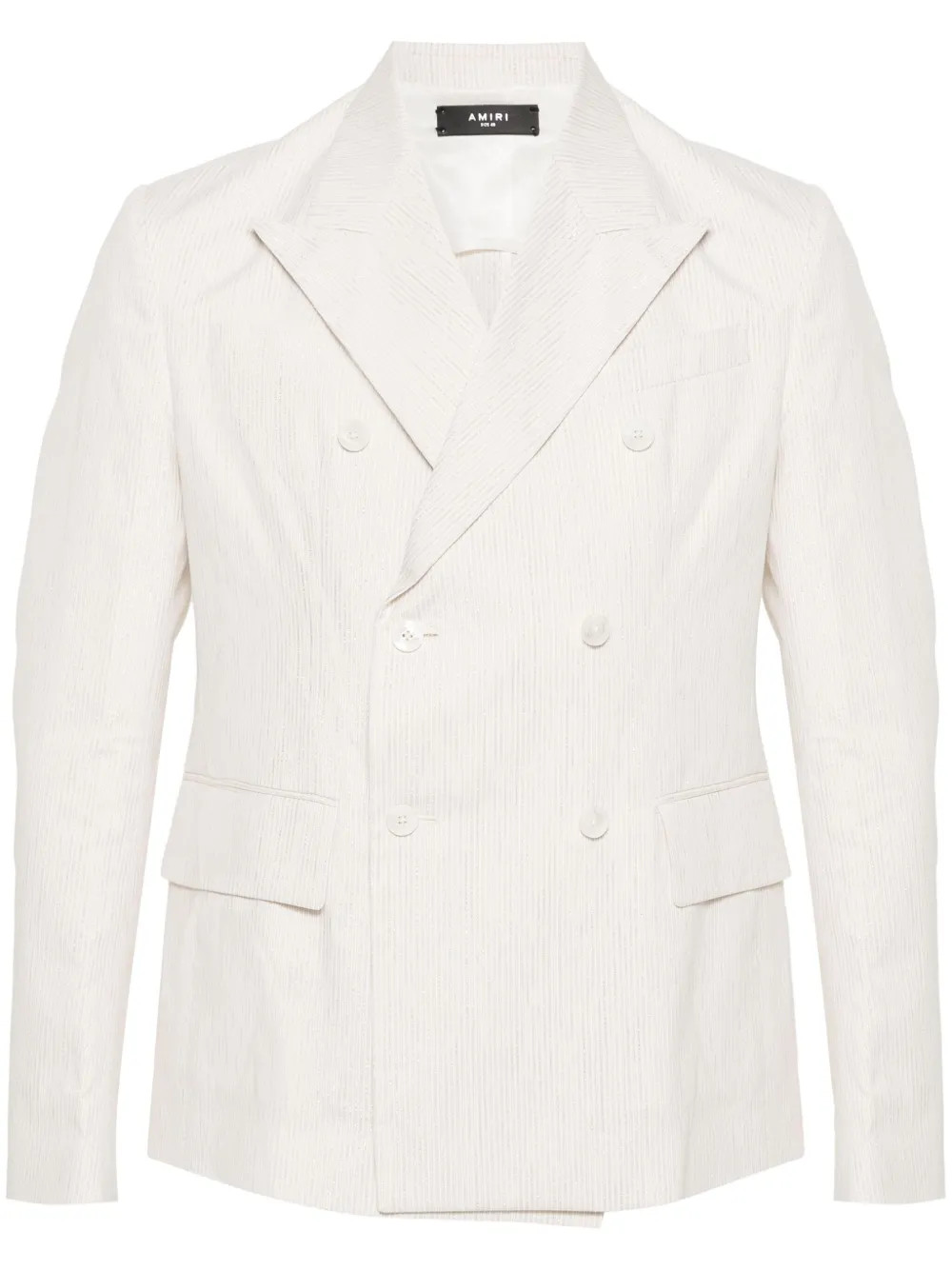 metallic-threading blazer | Farfetch Global