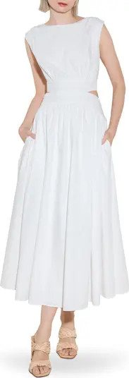 Cutout Cotton Maxi Dress | Nordstrom