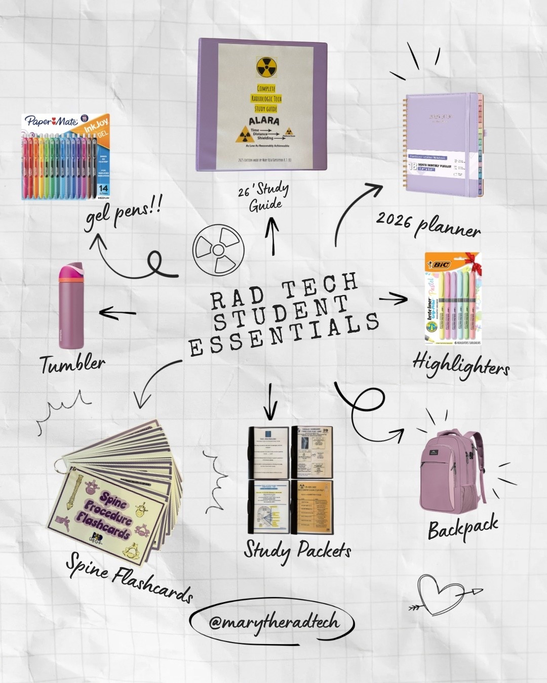 Rad Tech Essentials!! 🫶🏻 2026 is right around the corner so get your essentials for your program 🙂  especially since these items are on sale! 
#school #essentials 

#LTKGiftGuide #LTKSaleAlert #LTKU