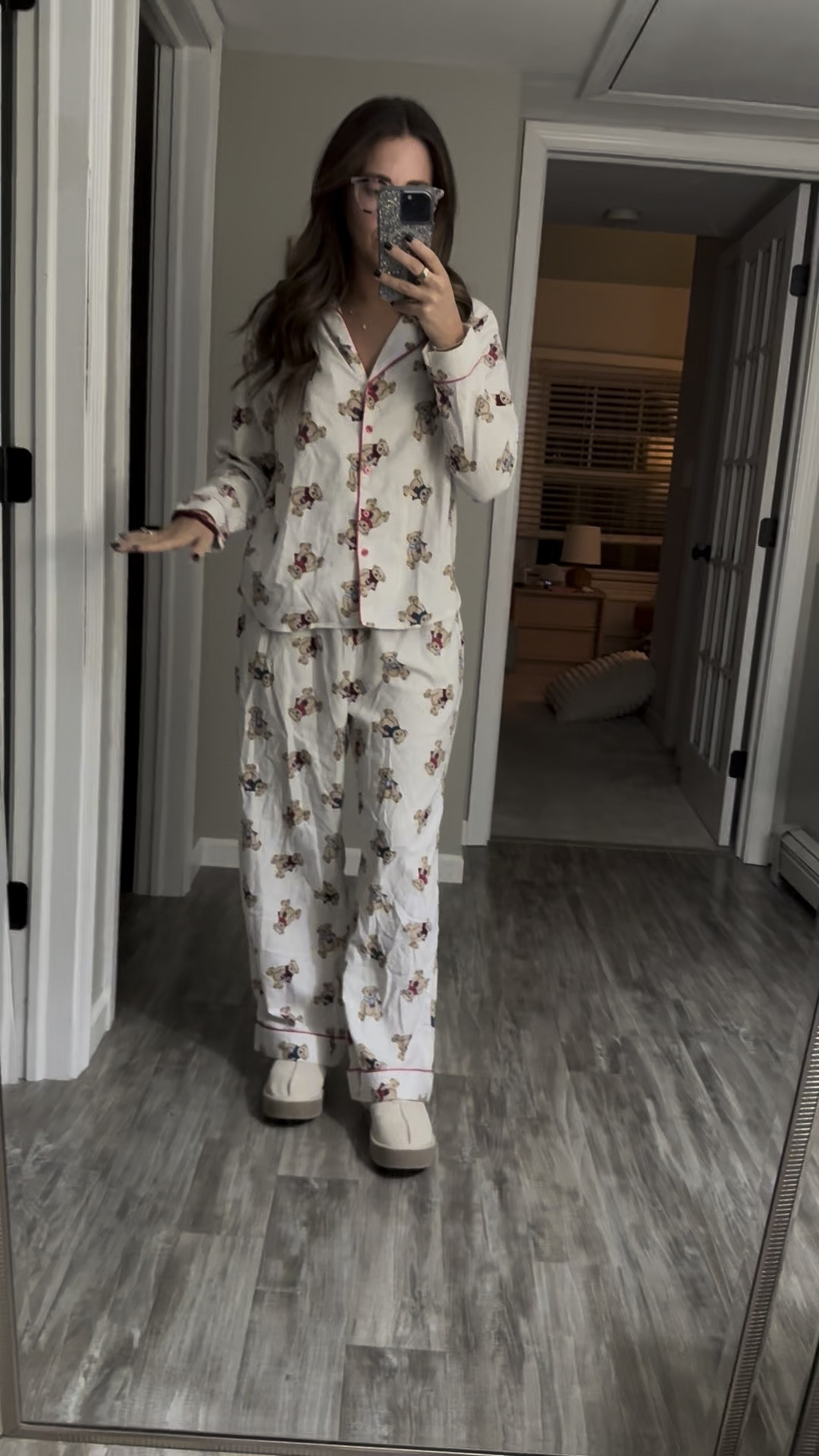 The cuuuuutest $25 pajama set!    
I sized up to M and wish I didn’t 

#LTKHoliday #LTKFindsUnder50 #LTKFindsUnder100